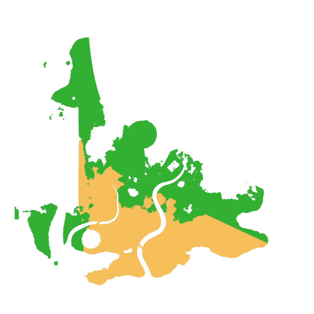 Biome Rust Map: Procedural Map, Size: 3000, Seed: 1093