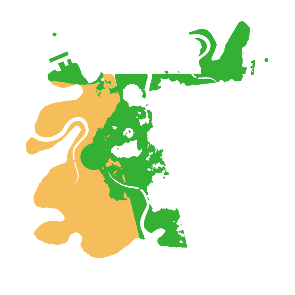 Biome Rust Map: Procedural Map, Size: 3000, Seed: 618435485