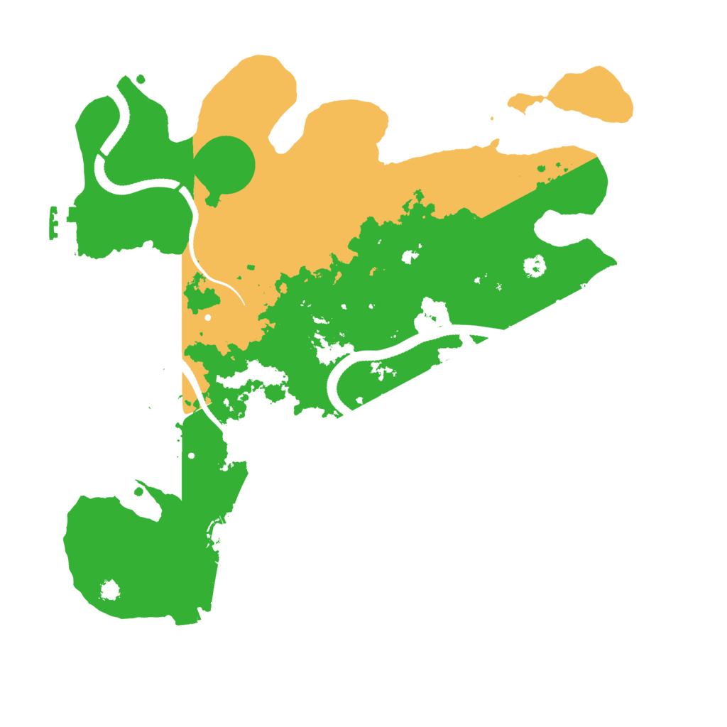 Biome Rust Map: Procedural Map, Size: 3300, Seed: 755836114