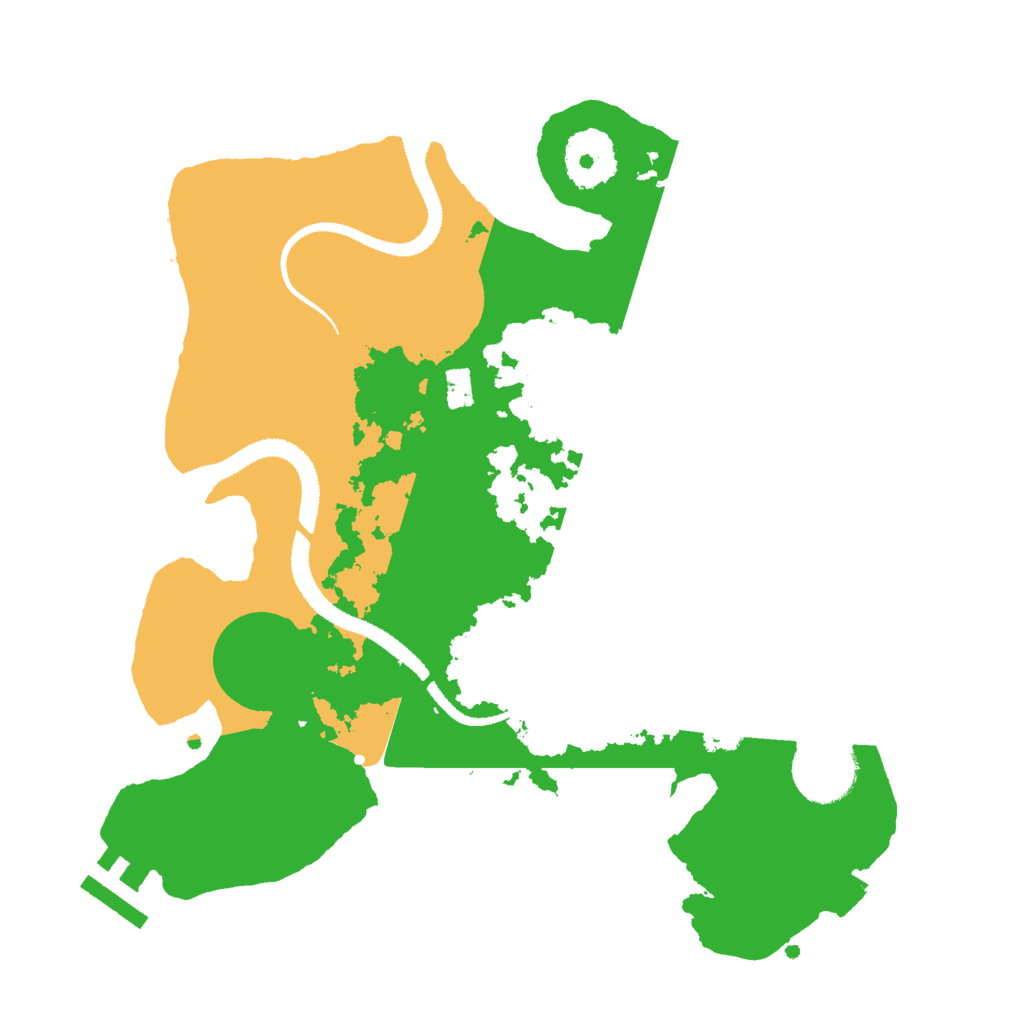 Biome Rust Map: Procedural Map, Size: 2800, Seed: 24699