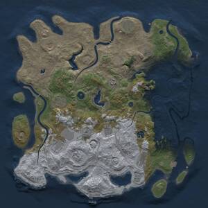 Thumbnail Rust Map: Procedural Map, Size: 4250, Seed: 976762484, 17 Monuments