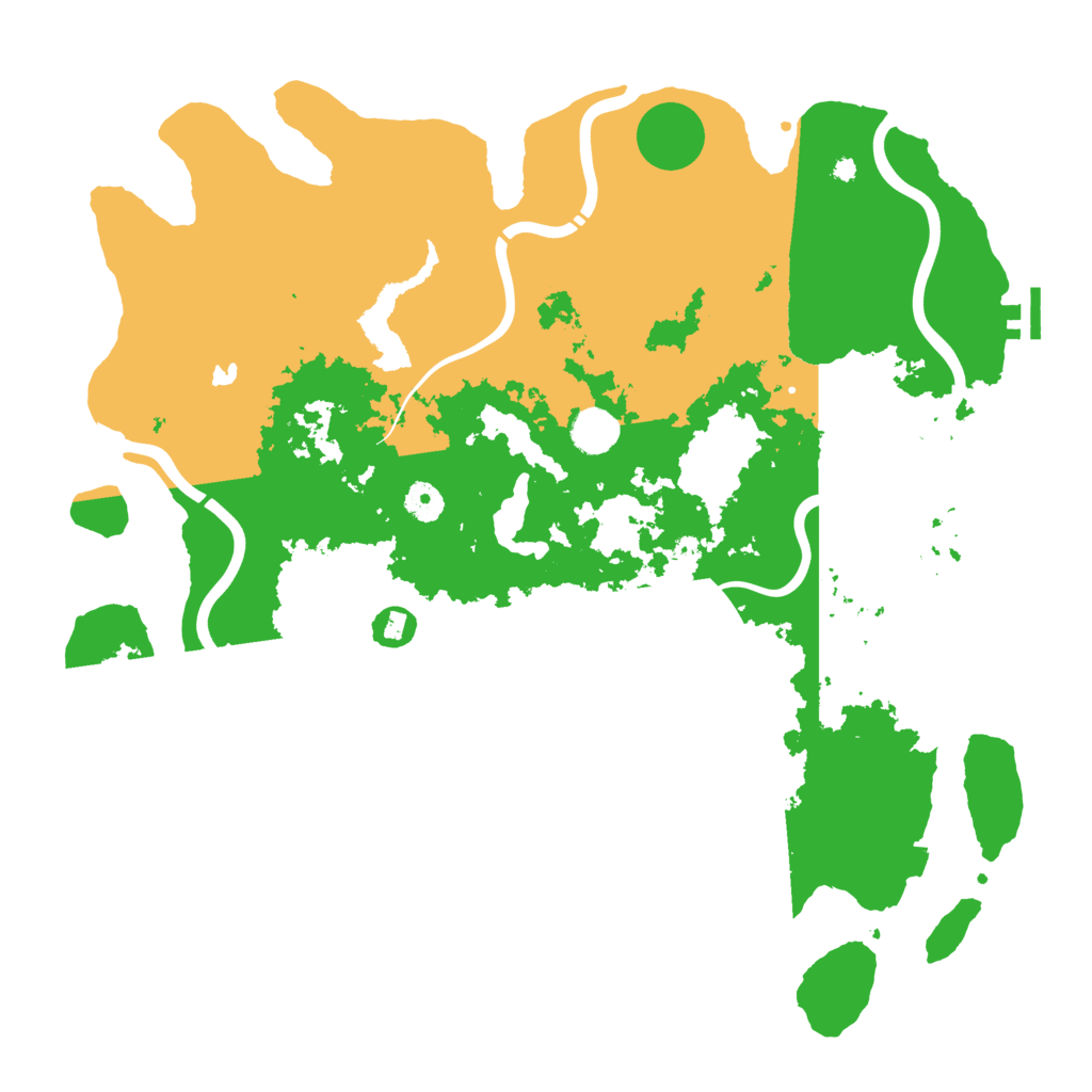 Biome Rust Map: Procedural Map, Size: 4250, Seed: 976762484