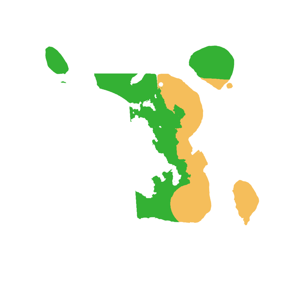 Biome Rust Map: Procedural Map, Size: 2000, Seed: 34242