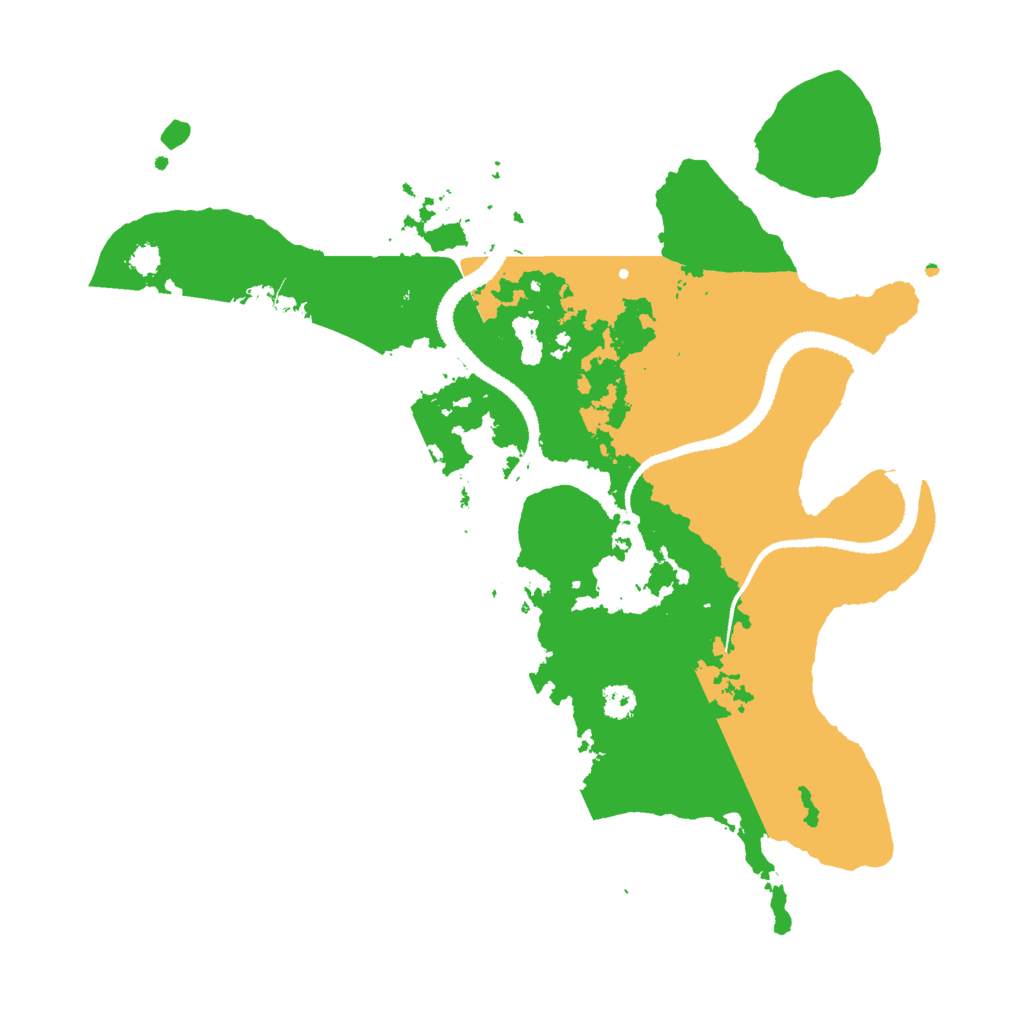 Biome Rust Map: Procedural Map, Size: 3000, Seed: 328142213