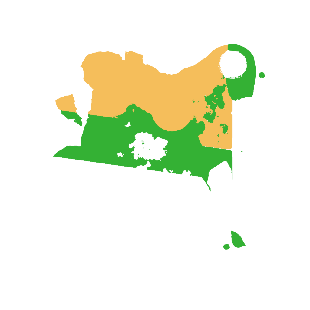 Biome Rust Map: Procedural Map, Size: 2000, Seed: 192718