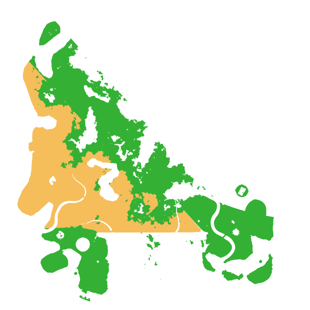 Biome Rust Map: Procedural Map, Size: 4096, Seed: 1739611153