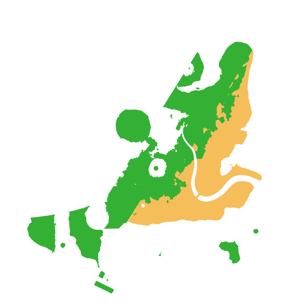 Biome Rust Map: Procedural Map, Size: 2500, Seed: 1946303320
