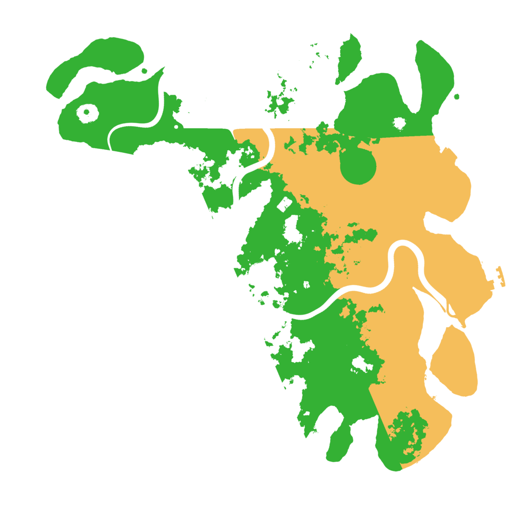 Biome Rust Map: Procedural Map, Size: 3750, Seed: 408268347