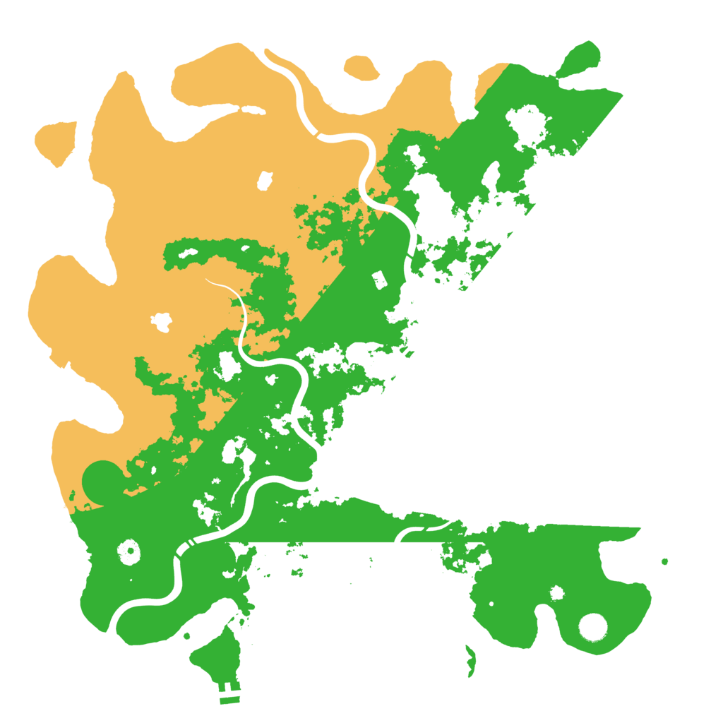 Biome Rust Map: Procedural Map, Size: 4500, Seed: 28254042