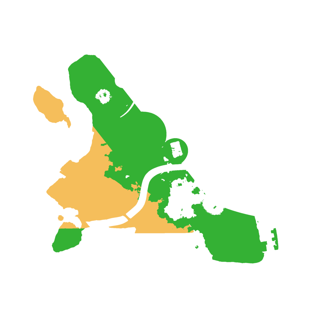 Biome Rust Map: Procedural Map, Size: 2200, Seed: 38271
