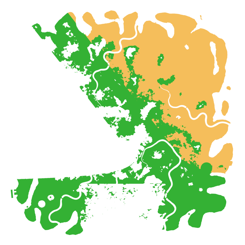 Biome Rust Map: Procedural Map, Size: 6000, Seed: 640597455