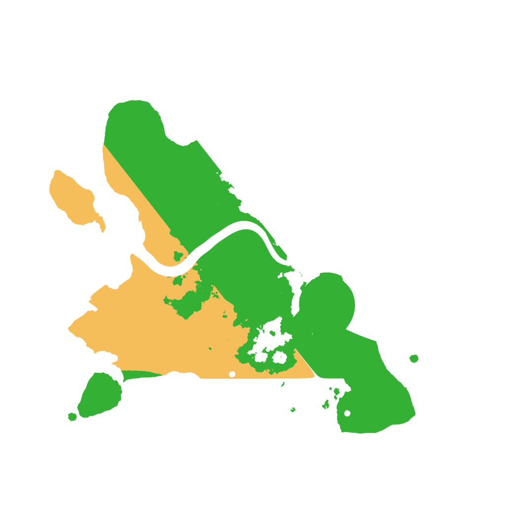 Biome Rust Map: Procedural Map, Size: 2400, Seed: 38271