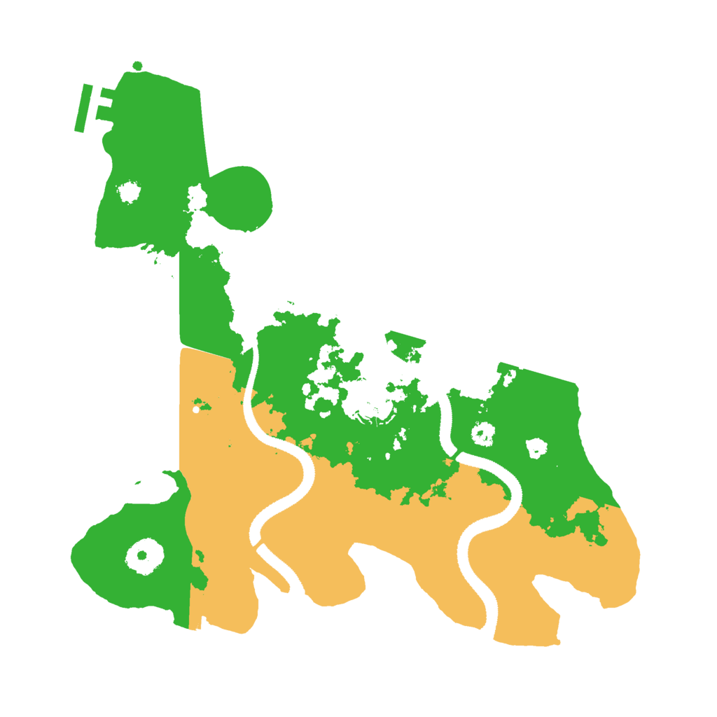 Biome Rust Map: Procedural Map, Size: 3000, Seed: 34087