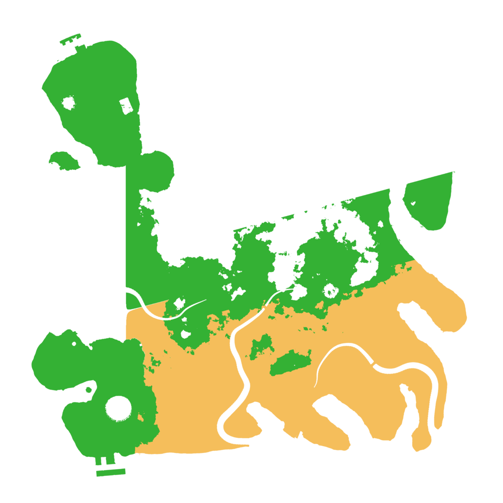 Biome Rust Map: Procedural Map, Size: 3500, Seed: 1749920621