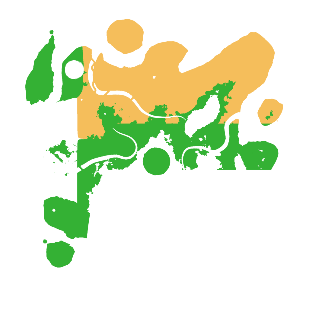 Biome Rust Map: Procedural Map, Size: 3000, Seed: 577677011