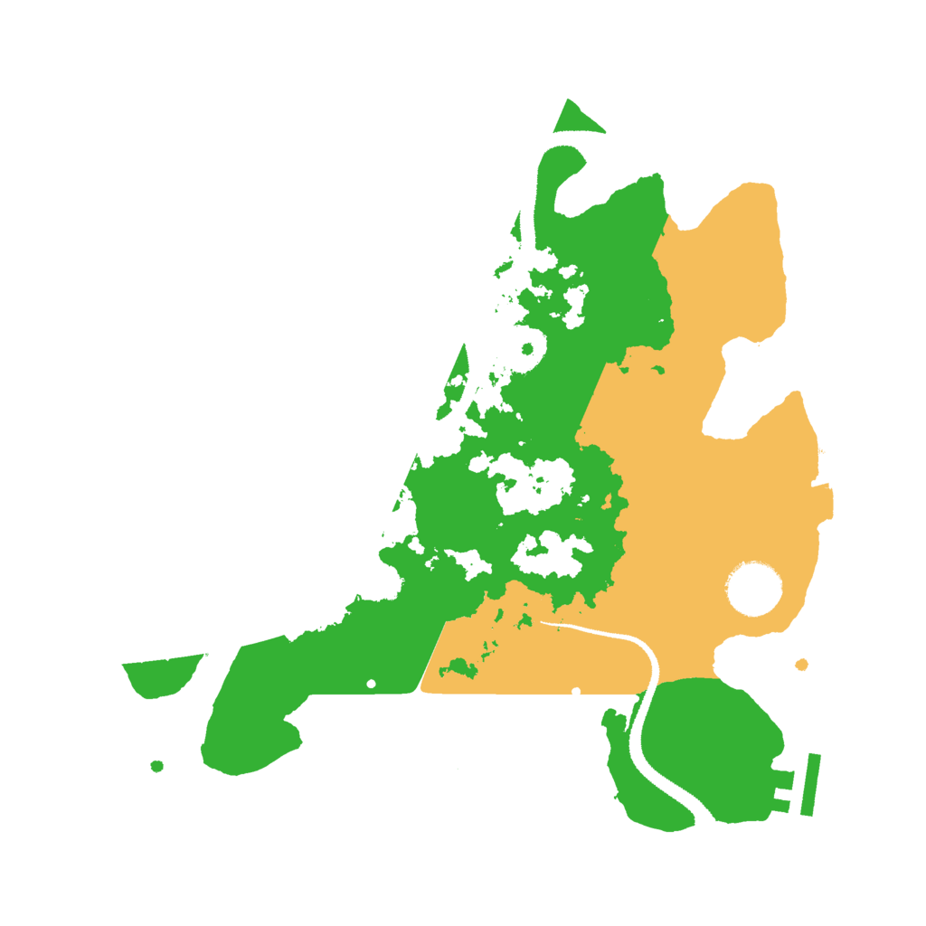 Biome Rust Map: Procedural Map, Size: 3000, Seed: 1040044123