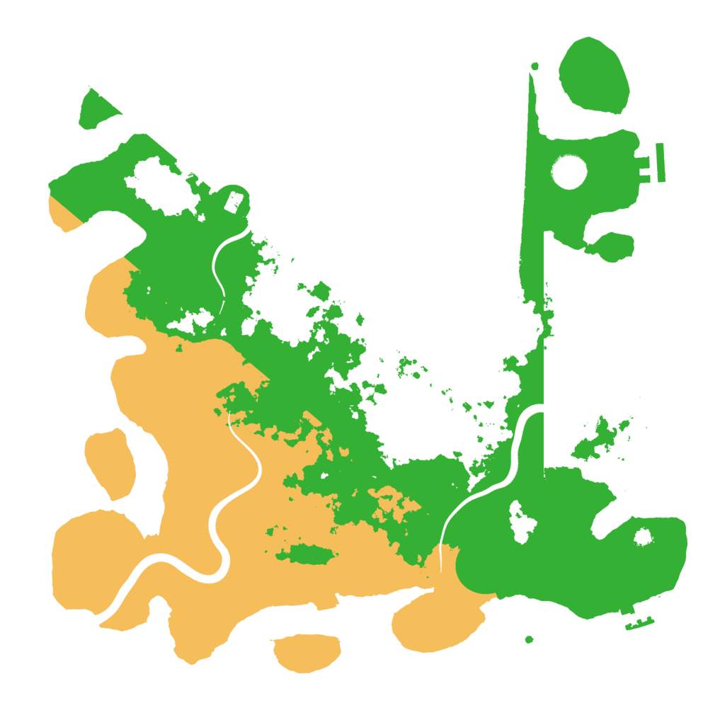 Biome Rust Map: Procedural Map, Size: 3750, Seed: 424482185