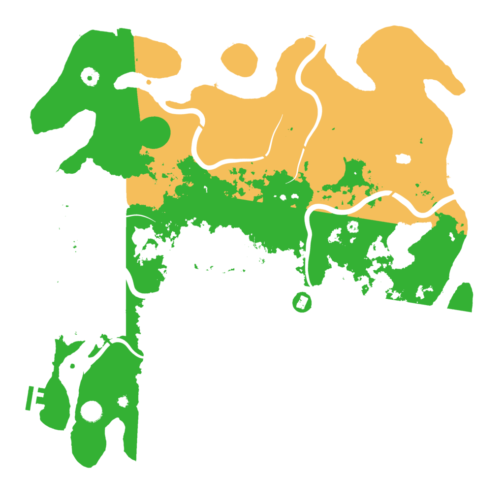 Biome Rust Map: Procedural Map, Size: 4200, Seed: 29834886
