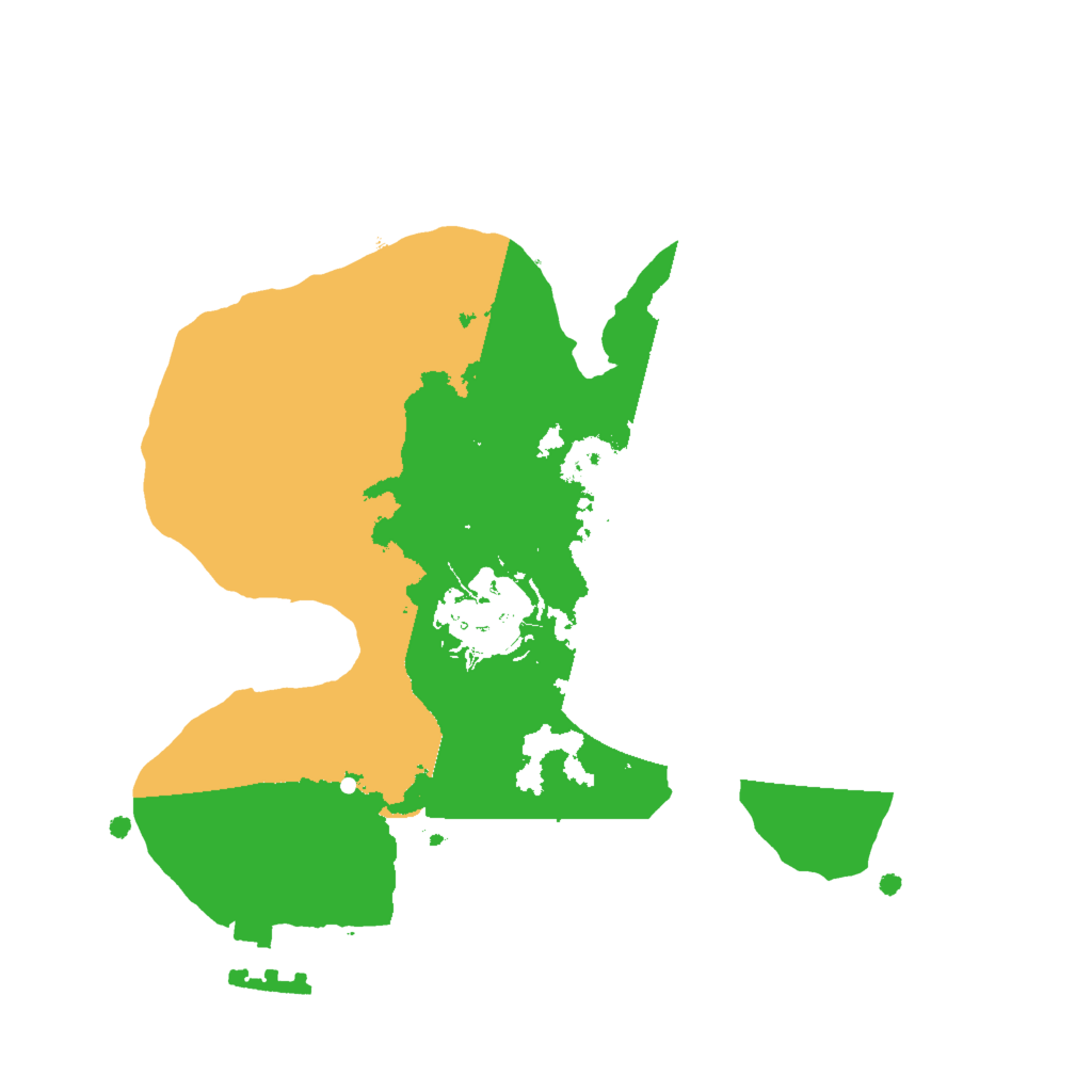 Biome Rust Map: Procedural Map, Size: 2000, Seed: 1395322159