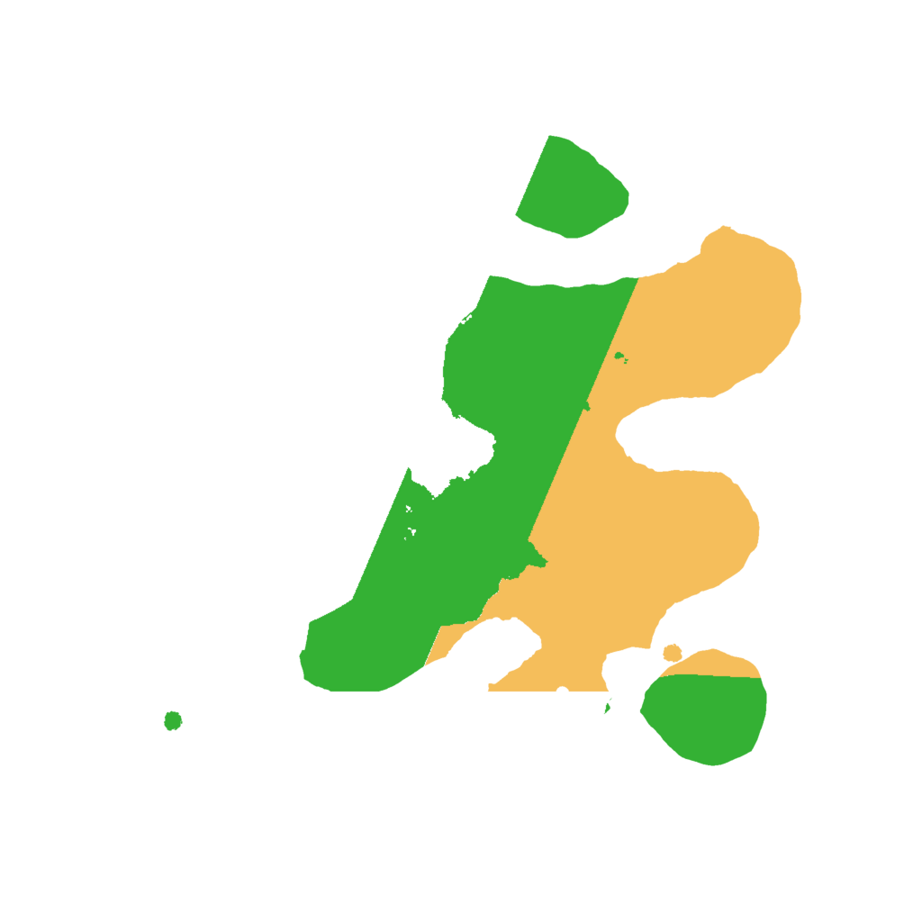 Biome Rust Map: Procedural Map, Size: 2000, Seed: 1040044123