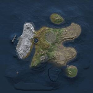 Thumbnail Rust Map: Procedural Map, Size: 2000, Seed: 1040044123, 4 Monuments