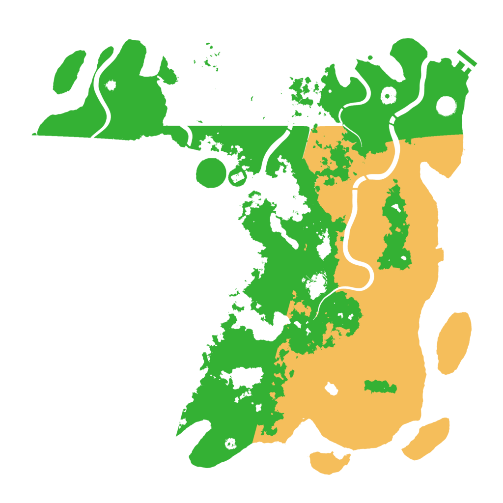 Biome Rust Map: Procedural Map, Size: 4450, Seed: 55656