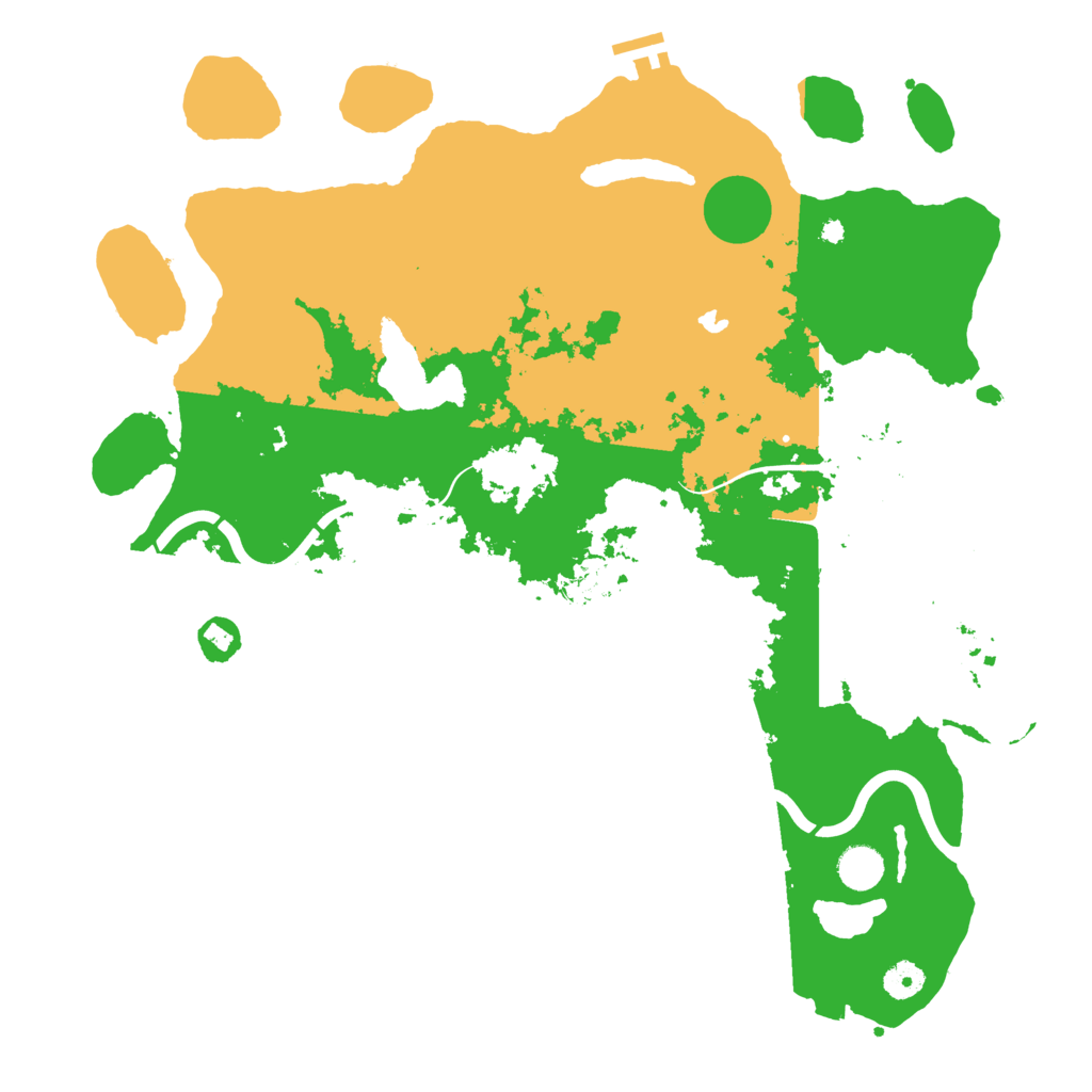 Biome Rust Map: Procedural Map, Size: 4250, Seed: 2068146411