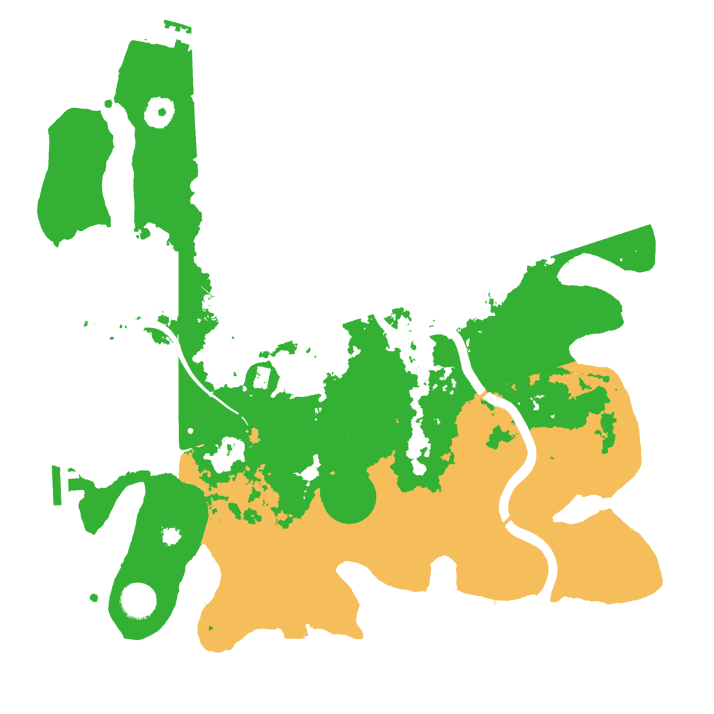 Biome Rust Map: Procedural Map, Size: 3500, Seed: 108146