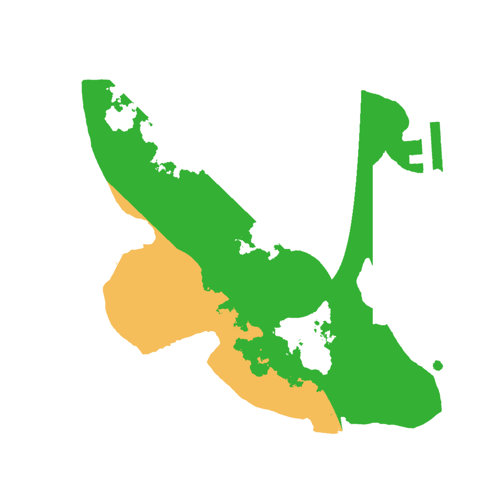 Biome Rust Map: Procedural Map, Size: 2000, Seed: 159874653