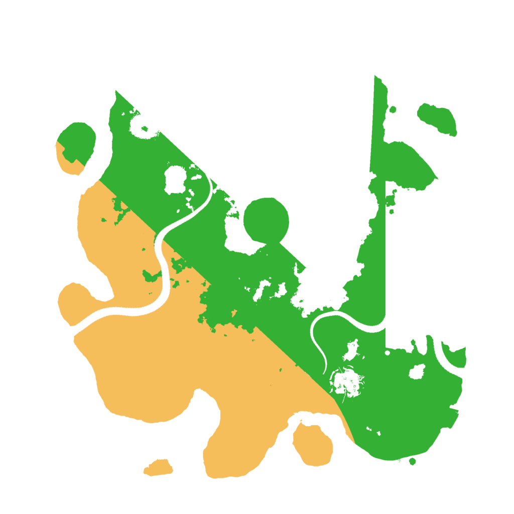 Biome Rust Map: Procedural Map, Size: 3000, Seed: 1286292115