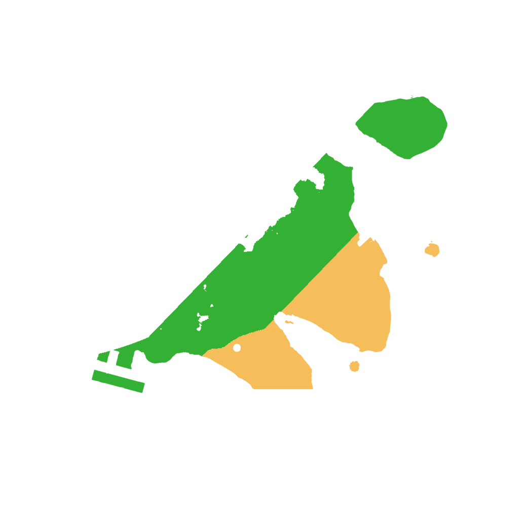 Biome Rust Map: Procedural Map, Size: 2000, Seed: 655279555