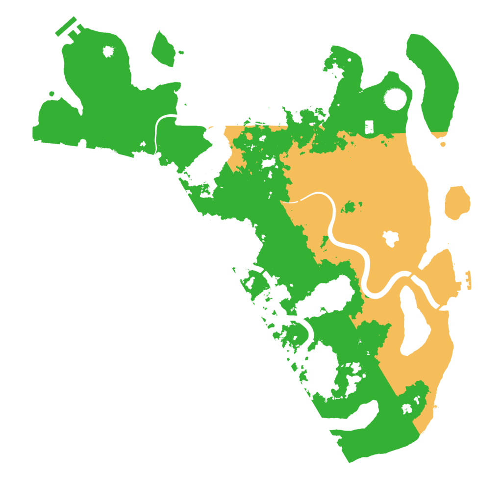 Biome Rust Map: Procedural Map, Size: 4000, Seed: 241571992