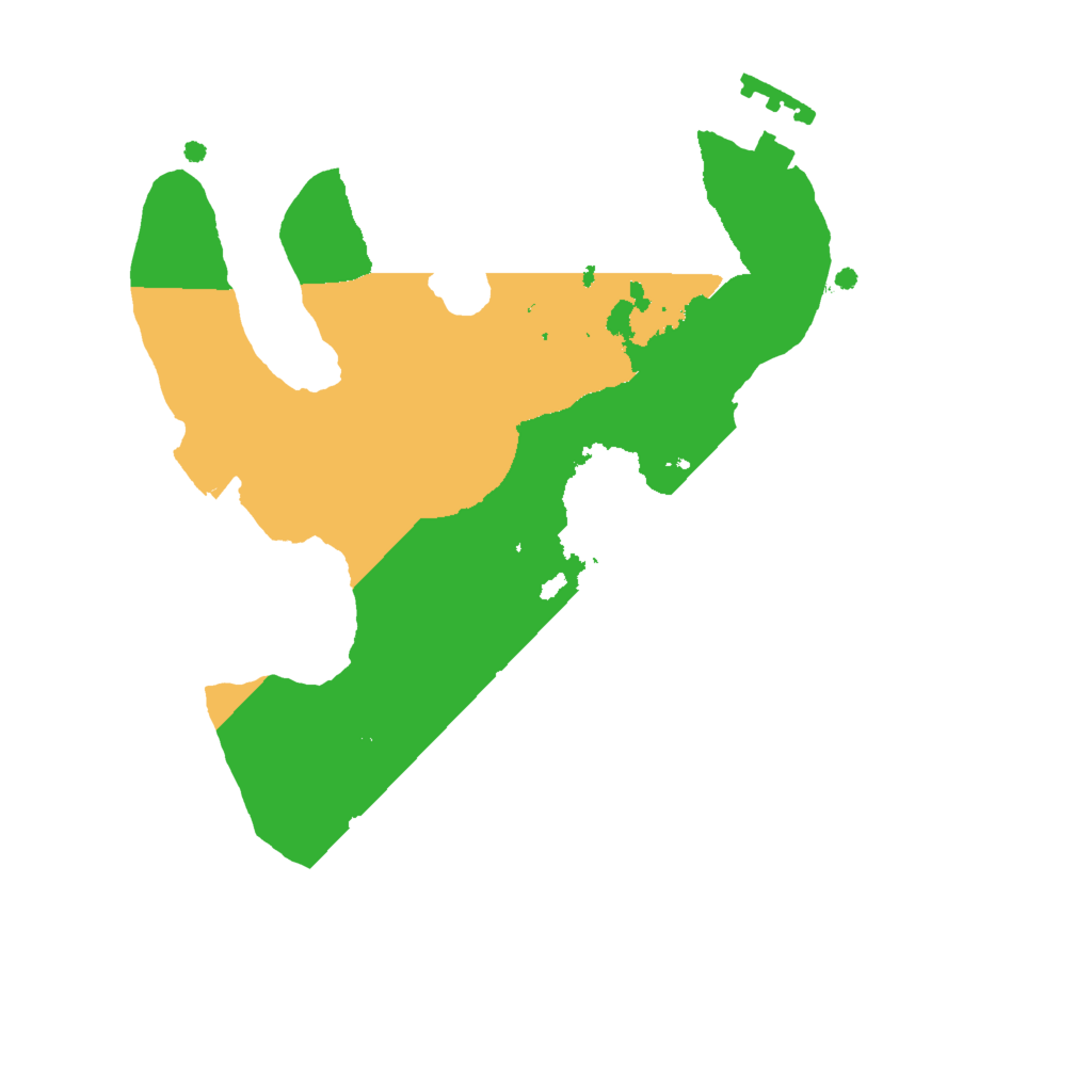 Biome Rust Map: Procedural Map, Size: 1999, Seed: 3906247