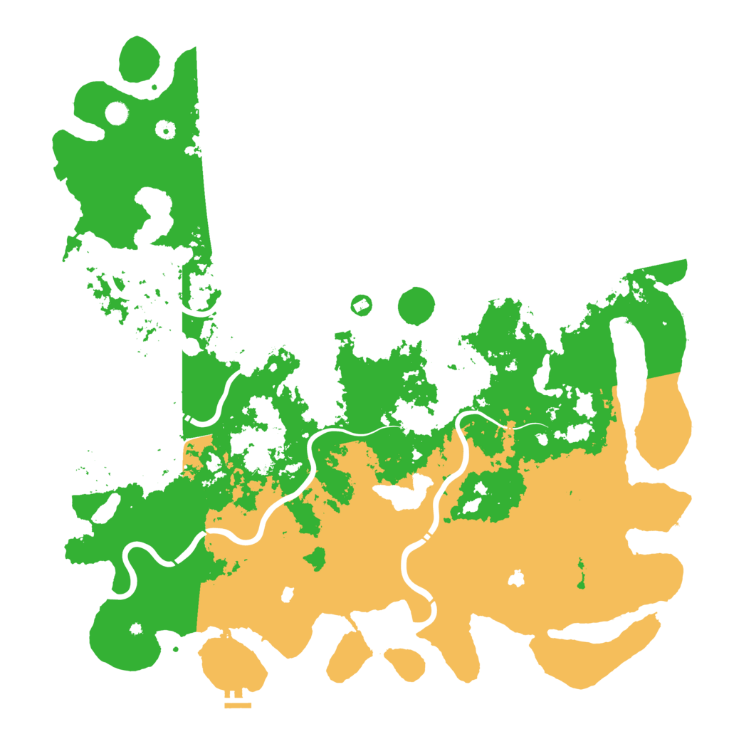 Biome Rust Map: Procedural Map, Size: 5500, Seed: 25032937