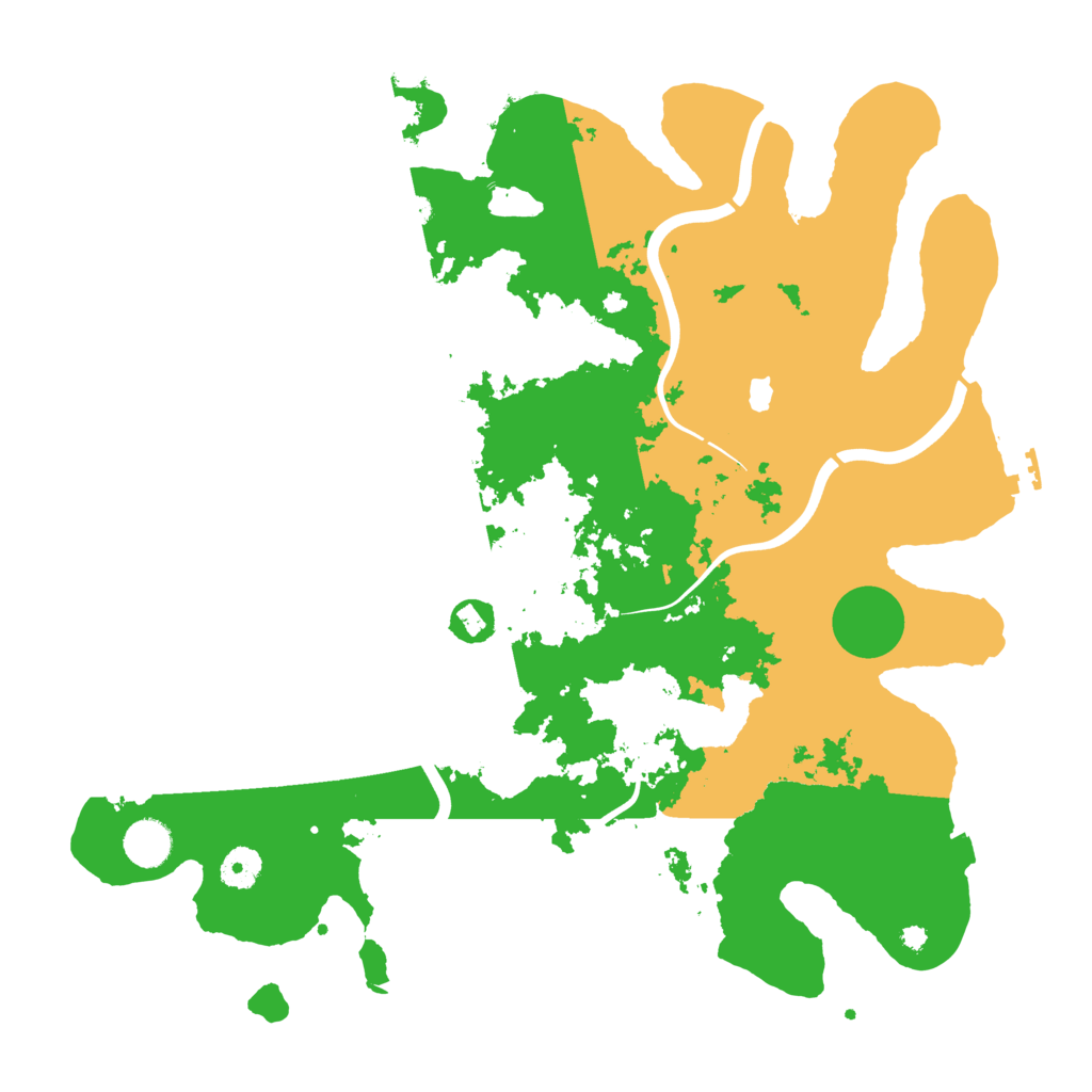 Biome Rust Map: Procedural Map, Size: 4000, Seed: 885834715