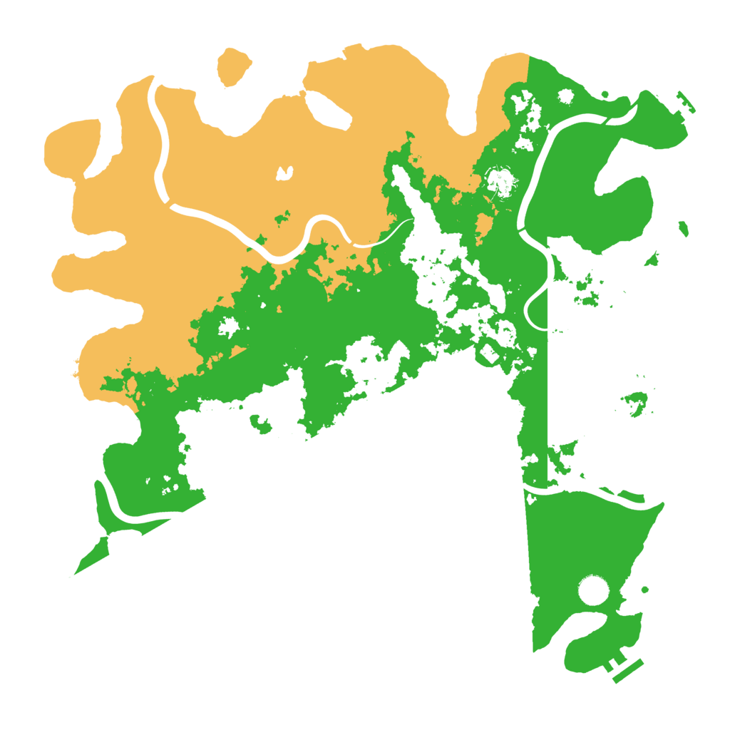 Biome Rust Map: Procedural Map, Size: 4250, Seed: 382793780