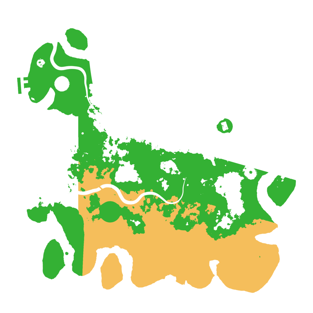 Biome Rust Map: Procedural Map, Size: 3900, Seed: 1980691232