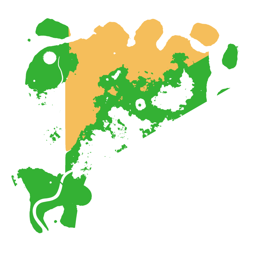 Biome Rust Map: Procedural Map, Size: 3600, Seed: 374151747