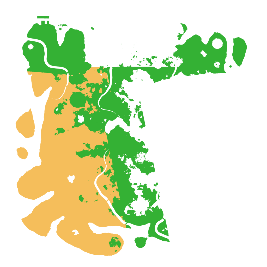 Biome Rust Map: Procedural Map, Size: 4500, Seed: 1234512345