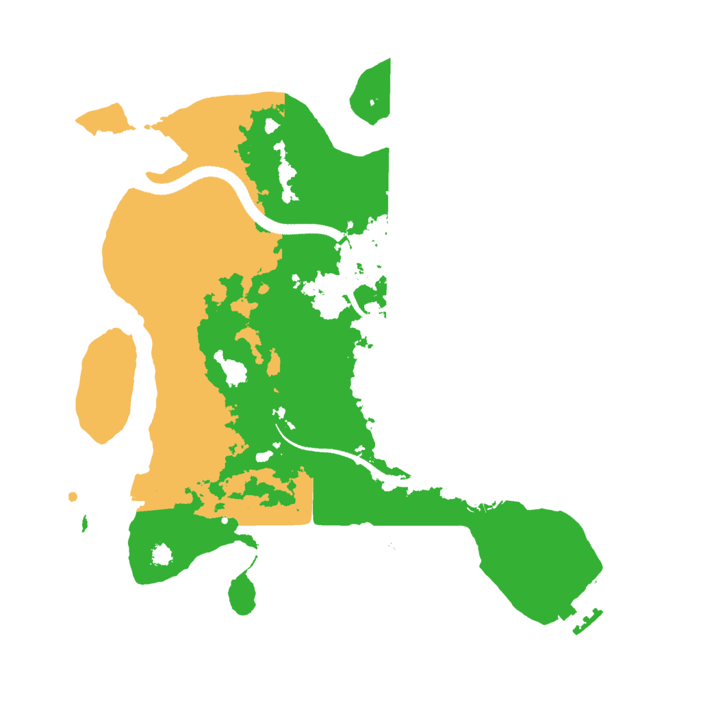 Biome Rust Map: Procedural Map, Size: 3000, Seed: 8793