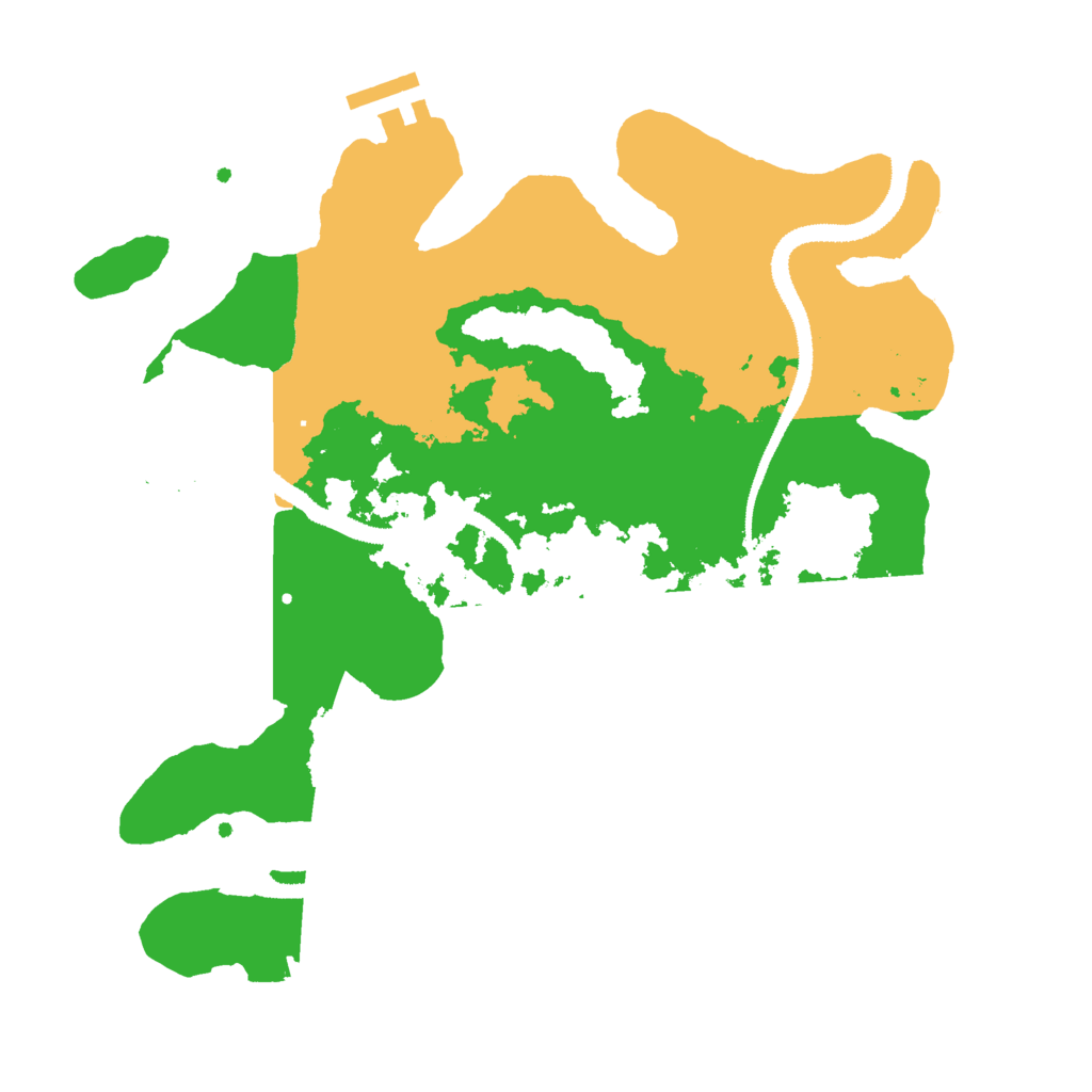 Biome Rust Map: Procedural Map, Size: 3000, Seed: 98761