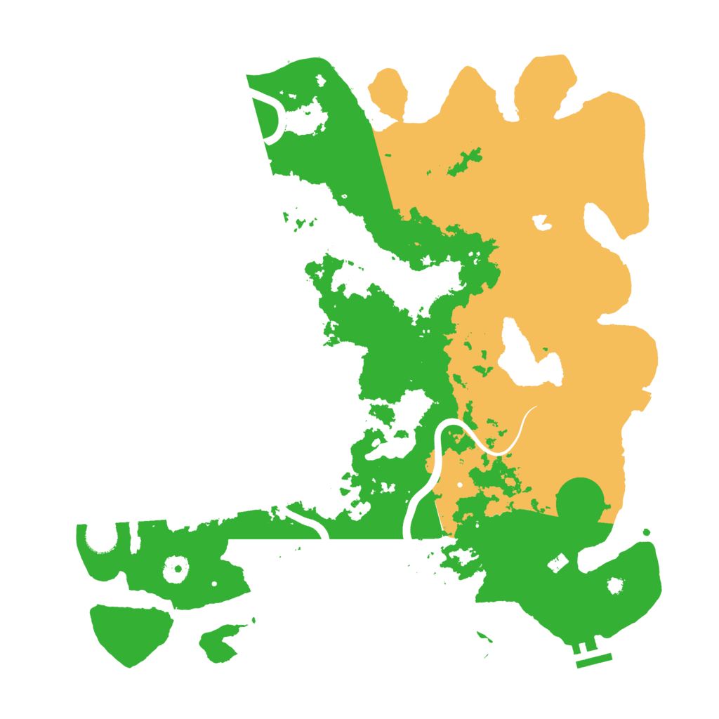 Biome Rust Map: Procedural Map, Size: 4000, Seed: 59948052