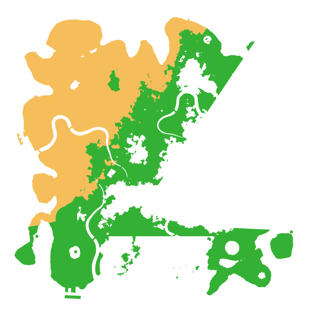 Biome Rust Map: Procedural Map, Size: 4000, Seed: 889394381