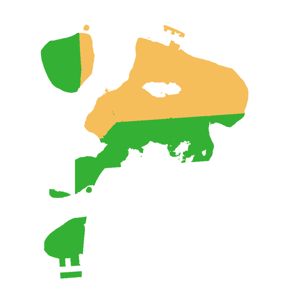 Biome Rust Map: Procedural Map, Size: 2000, Seed: 98761