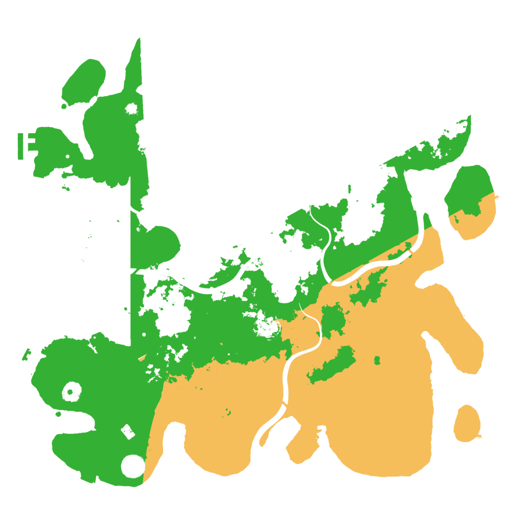 Biome Rust Map: Procedural Map, Size: 3970, Seed: 3490834