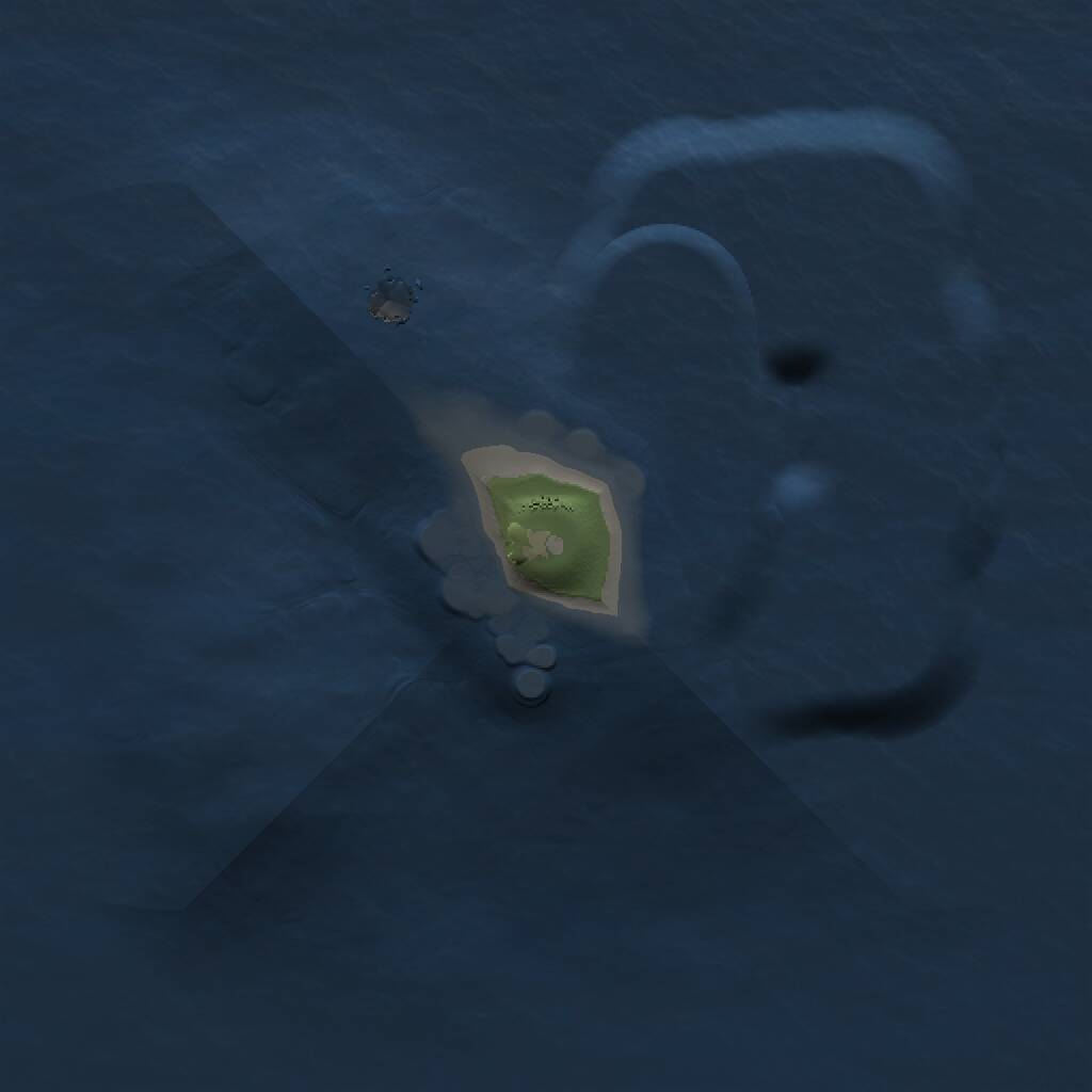 Rust Map: Procedural Map, Size: 1000, Seed: 256698756, 1 Monuments