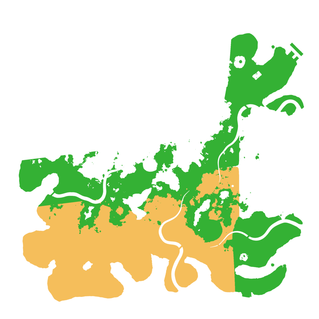 Biome Rust Map: Procedural Map, Size: 4000, Seed: 54781002