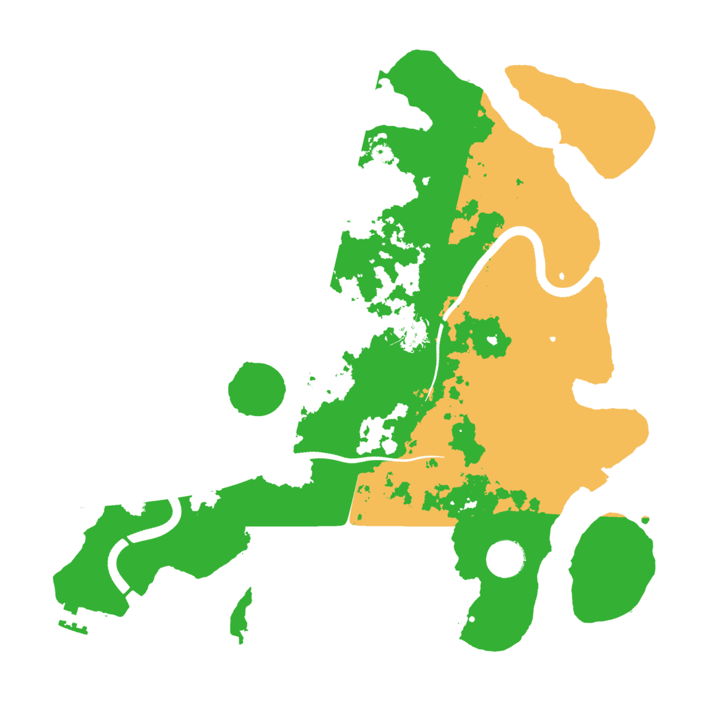 Biome Rust Map: Procedural Map, Size: 3500, Seed: 1653530209