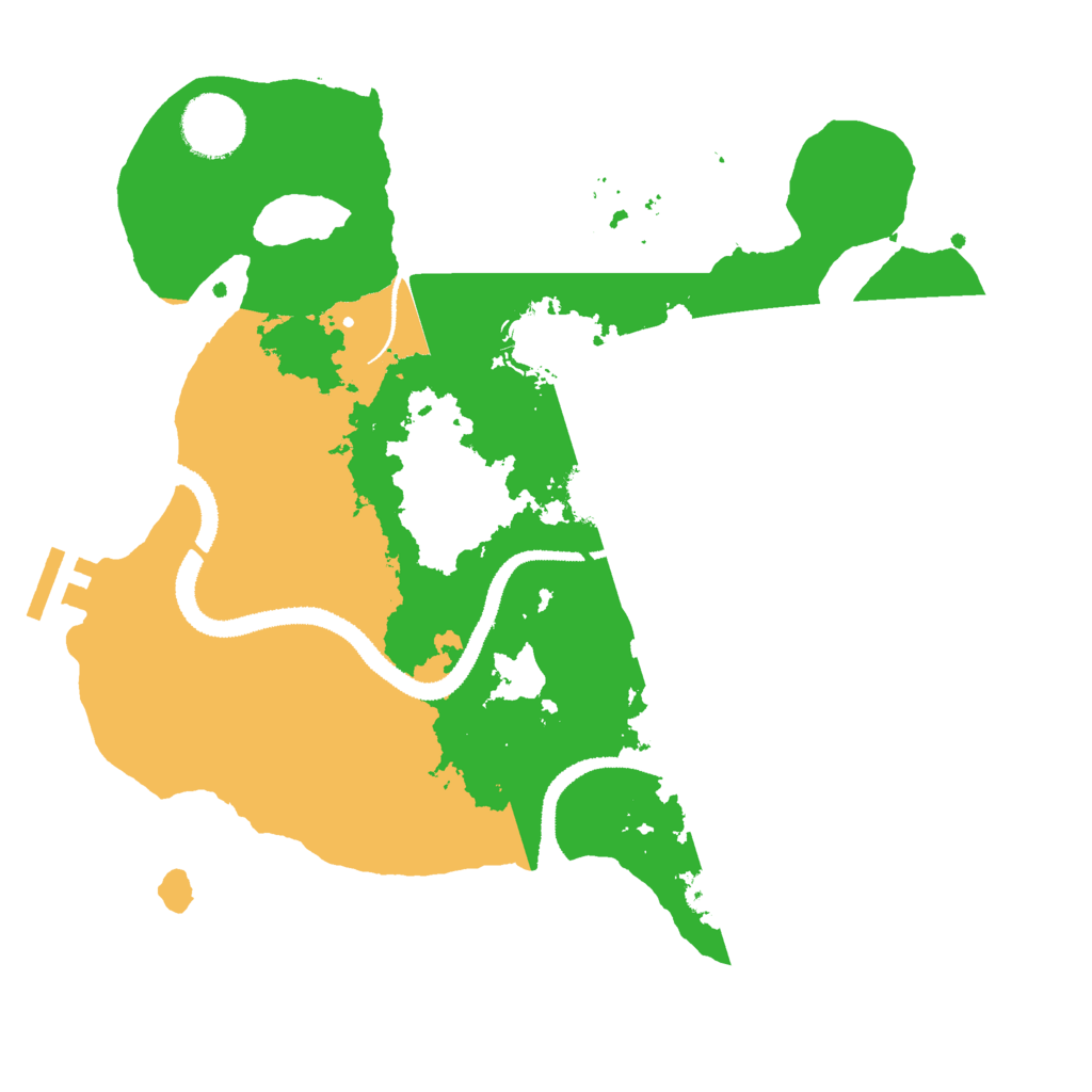 Biome Rust Map: Procedural Map, Size: 3000, Seed: 175332954