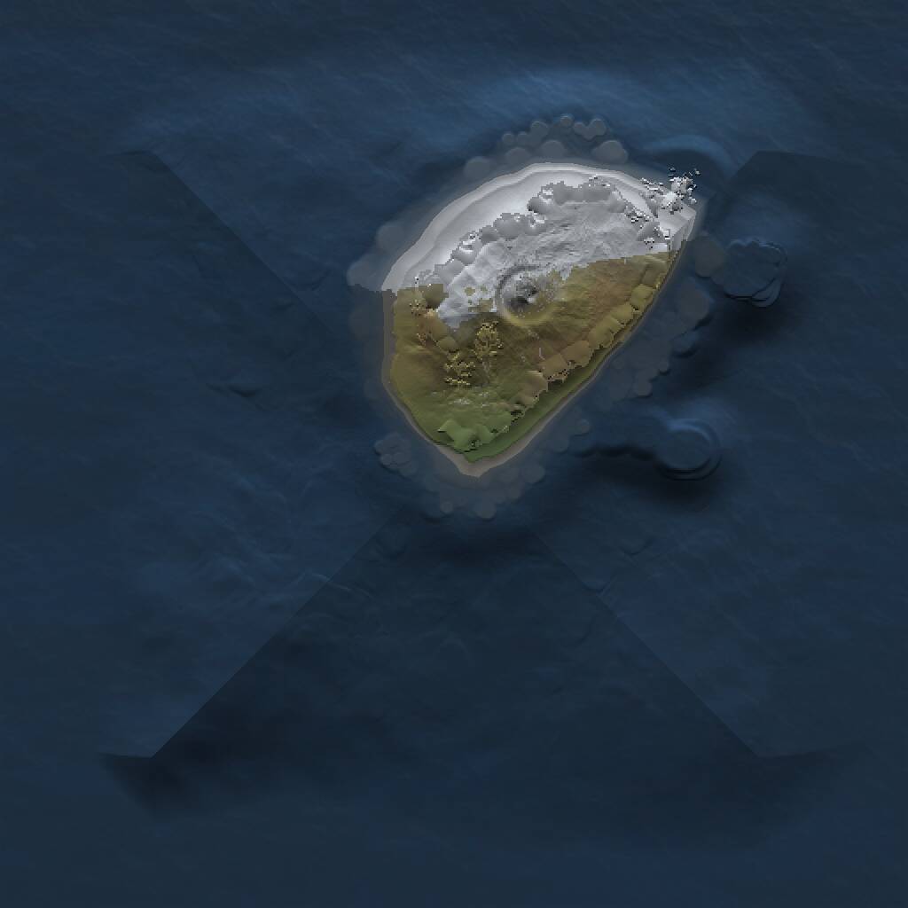 Rust Map: Procedural Map, Size: 1000, Seed: 1032096090, 1 Monuments